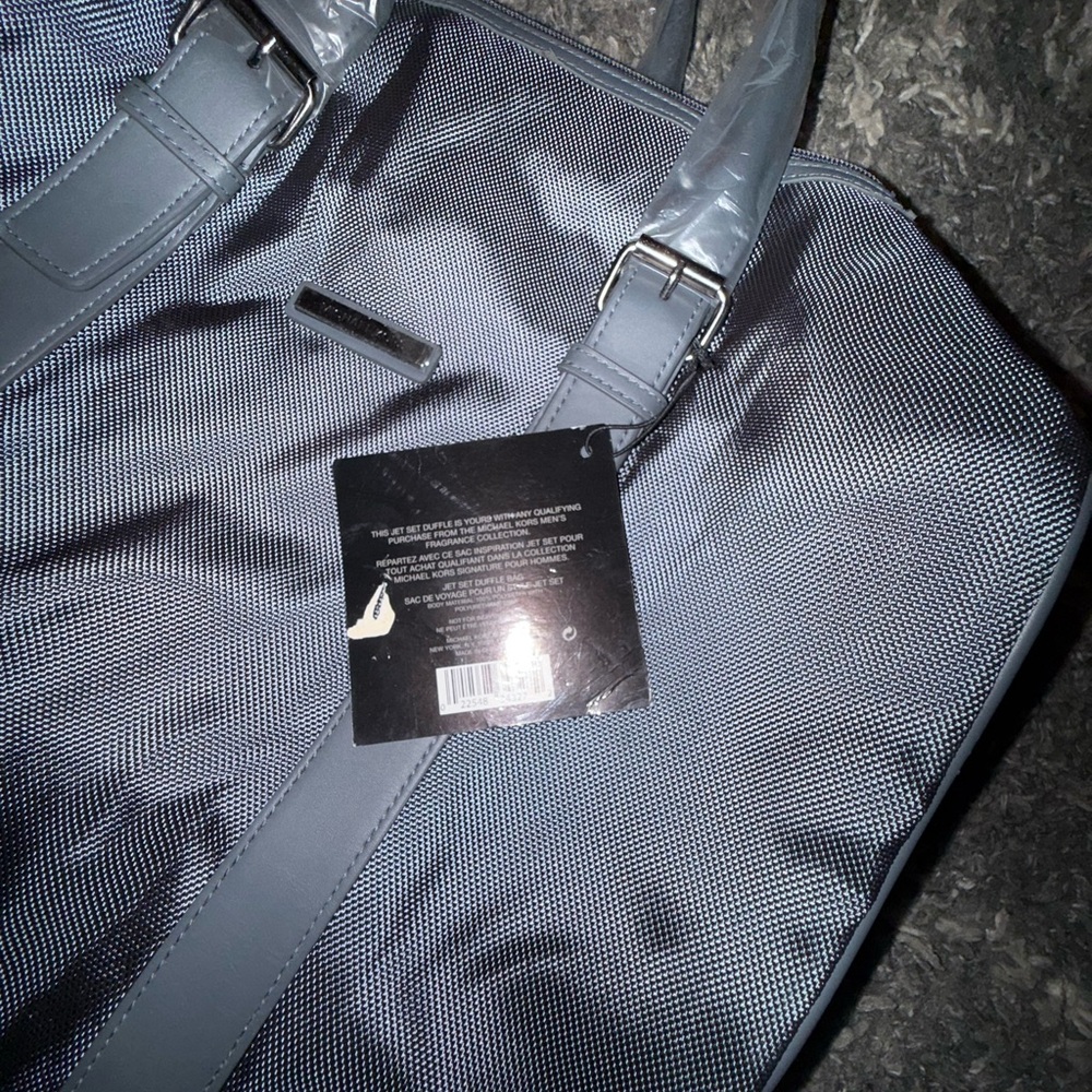 Michael Kors Black and Gray Duffel Bag - Picture 3 of 15